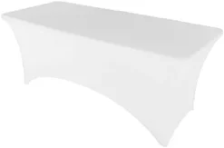 8 Ft Spandex Fitted Stretch Tablecloth Rectangular Table Cover Wedding Banquet Party (Black, 8 Ft) -Kitchen Island Sale 11mqO nKPRL. AC 1