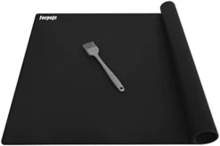 1.5MM Extra Thick Silicone Heat Resistant Mat For Air Fryer, 27.9" X 20" XL Large Kitchen Counter Mat Waterproof, Nonskid Silicone Table Placemats For Countertop Protector With Brush By Foepoge, Black -Kitchen Island Sale 21 ngJmqfvL. AC