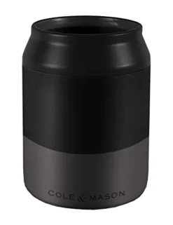 Cole & Mason H822140 Linton Black/Grey Utensil Pot Holder | Kitchen Organisation, Utensils Storage Jar | Ceramic | (H) 160 Mm X (D) 120 Mm | 2 Year Guarantee -Kitchen Island Sale 213M4k75CvL