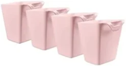 4Pack Hanging Cup Holders,Trolley Basket Storage,Rolling Cart Accessories,4.75x4"Hanging Pencil Holder Storage Containers Hanging Buckets Hanging Bins,Plant Container,Make Up Pencil Holder (Black) -Kitchen Island Sale 21Ao2KvOuhS. AC