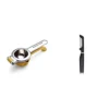 Citrus Squeezer, Standard, Yellow & KE112OHOBA KitchenAid Classic Euro Peeler, One Size Black 2