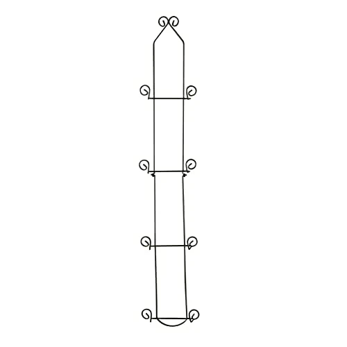 Tripar 4 Tier Vertical Black Plate Rack For Collectible Plates, Plaques, Dishes, & China 1 Tripar 4 Tier Vertical Black Plate Rack For Collectible Plates, Plaques, Dishes, & China