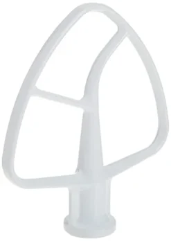 KitchenAid K45B Coated Flat Beater, White, 4.5 Qt
