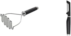 Gourmet Stainless Steel Wire Masher, 10.24-Inch, Black & KE112OHOBA KitchenAid Classic Euro Peeler, One Size Black 2 25 Gourmet Stainless Steel Wire Masher, 10.24-Inch, Black & KE112OHOBA KitchenAid Classic Euro Peeler, One Size Black 2 -Kitchen Island Sale 21TGQh1ExfL. AC