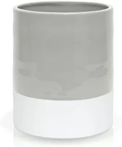 Utensil Holder – Crock - Caddy - Extra Large Ceramic Organizer For Kitchen Countertop - Modern Or Rustic Farmhouse Decor - Gray & Natural White - Jar Holds All Spatulas, Spoons & Tools 11 Utensil Holder – Crock - Caddy - Extra Large Ceramic Organizer For Kitchen Countertop - Modern Or Rustic Farmhouse Decor - Gray & Natural White - Jar Holds All Spatulas, Spoons & Tools -Kitchen Island Sale 21YazPXi VS. AC