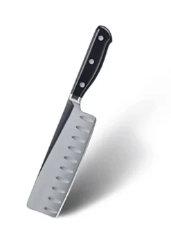 Best Nakiri Knife Square Vegetable Knife - Hallowed Edge Razor Sharp Japanese VG10 High Carbon Steel - Full Tang Balanced Handle For Produce, Fruits, And Veggies