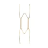 Dish Display Plate Hangers,W Type Dish Spring Holder,Golden Invisible Plate Spring Hook Holder Hanging Wire For The Wall Home Decoration(6 Inch)