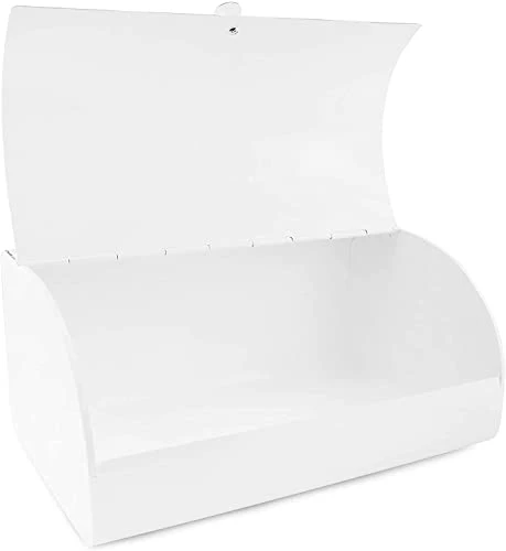 White Bread Box; Farmhouse Vintage Enamelware Countertop Bread Bin 4 White Bread Box; Farmhouse Vintage Enamelware Countertop Bread Bin - Image 4