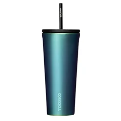 Corkcicle Tumbler With Straw And Lid, Reusable Water Bottle, Triple Insulated Stainless Steel Travel Mug, BPA Free, Keeps Beverages Cold For 12 Hours And Hot For 5 Hours, Dragonfly, 24 Oz