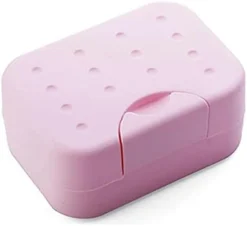 Fzh Soap Holder Shower Travel Soap Dish Box Case Mini Portable Holde Easy Carry Soap Box Soap Holder Travel Soap Box Case (Color : Pink) -Kitchen Island Sale 21ukhPFseaS. AC