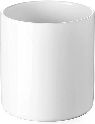 White Utensil Holder, Large Utensil Holder For Kitchen Counter (H7.2” X W6.2”), Ceramic Cooking Utensil Crock For Kitchen Decor, Anti-Scratches And Stable, Handmade DIY Gifts For Moms 1 White Utensil Holder, Large Utensil Holder For Kitchen Counter (H7.2” X W6.2”), Ceramic Cooking Utensil Crock For Kitchen Decor, Anti-Scratches And Stable, Handmade DIY Gifts For Moms