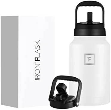 Ports Water Bottle - 128 Oz/One Gallon, 2 Lids, Straw And Spout, Leak Proof, Vacuum Insulated Stainless Steel, Hot Cold, Double Walled, Simple Thermo Mug, Metal Canteen Jug Growler 7 Ports Water Bottle - 128 Oz/One Gallon, 2 Lids, Straw And Spout, Leak Proof, Vacuum Insulated Stainless Steel, Hot Cold, Double Walled, Simple Thermo Mug, Metal Canteen Jug Growler - Image 7