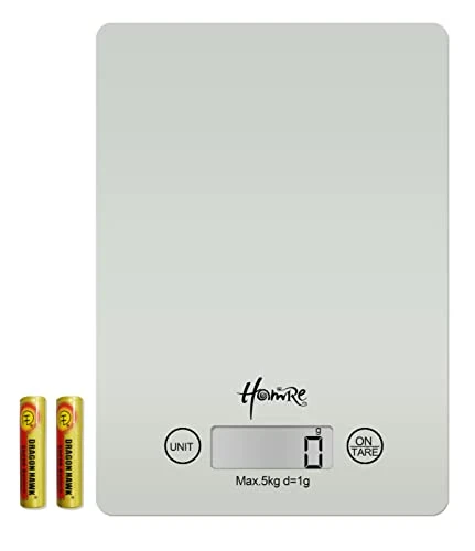 Digital Food Scale, 11lb/5kg Electronic Glass Kitchen Scale 4 Units LCD Display Scale For Weighing 1g/0.01oz Precise Graduation Innovative Green Design 7 Digital Food Scale, 11lb/5kg Electronic Glass Kitchen Scale 4 Units LCD Display Scale For Weighing 1g/0.01oz Precise Graduation Innovative Green Design - Image 7