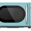 0.7 Cu. Ft. Retro Countertop Microwave Oven, 700 Watts,6 Power Levels，Knob And Button Controls，Auto Menus，Stylish Retro Design