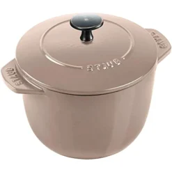 Staub Taub 40508-234 La Cocotte De Gohan Linen, Size M, 6.3 Inches (16 Cm), Rice Pot, 2 Cups, Rice Cooking, Authentic Japanese Product
