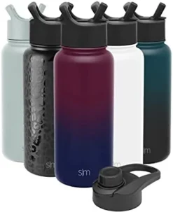 Water Bottle With Straw And Chug Lid Vacuum Insulated Stainless Steel Metal Thermos Bottles | Reusable Leak Proof BPA-Free Flask For Sports Gym | Summit Collection | 32oz, Cream Leopard -Kitchen Island Sale 311sUx3zpXL. AC
