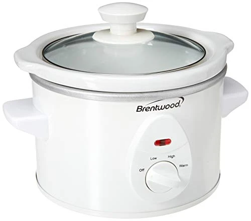 Slow Cooker, 1.5 Quart, White 1 Slow Cooker, 1.5 Quart, White
