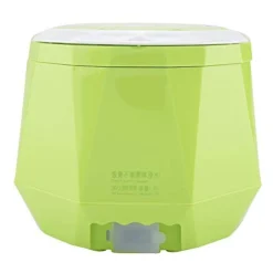 Electric Rice Cooker For Truck,24V 140W 1.6 L Electric Portable Multifunctional Rice Cooker Food Steamer For Home Truck(green)