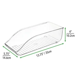 MDesign Long Plastic Soup Can Dispenser Storage Organizer Container Bin For Kitchen Pantry, Countertop, Cabinet, Refrigerator, Freezer, Hold Canned Food, Soda, Water, Ligne Collection, 4 Pack - Clear 11 MDesign Long Plastic Soup Can Dispenser Storage Organizer Container Bin For Kitchen Pantry, Countertop, Cabinet, Refrigerator, Freezer, Hold Canned Food, Soda, Water, Ligne Collection, 4 Pack - Clear -Kitchen Island Sale 314oXFIxpVL