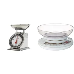 Taylor Mechanical Kitchen Weighing Food Scale Weighs Up To 11lbs, Measures In Grams And Ounces, Black And Silver -Kitchen Island Sale 316 0weB0IL