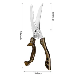Ultipurpose Kitchen Scissors, Sharp Stainless Steel Heavy Duty Kitchen Shears, Automatic Springback Poultry Shears, Dishwasher Safe Food Scissors For Chicken, Turkey, Meat, Bone, Fish, Seafood, BBQ -Kitchen Island Sale 316bQPtYPTL