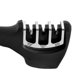 BergHOFF Essentials Pull Through Knife Sharpener Black – Knife Sharpener