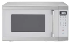 1.1 Cu. Ft. Countertop Microwave Oven, 1000 Watts, White Stainless Steel