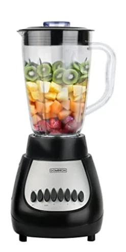 D4001BP Countertop Blender With 48oz Plastic Jar, 10-Speed Settings, Pulse Function, Sharp Stainless Steel Blade, Black