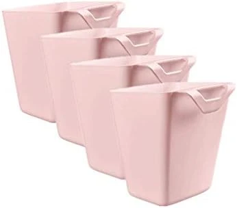 5pcs Hanging Cup Holder,Rolling Cart Accessories Utility Cart Accessories Hanging Bins,Hanging Flower Pots,Space Saver,Storage Bucket Desktop Container,Make Up Pencil Holder White 6 5pcs Hanging Cup Holder,Rolling Cart Accessories Utility Cart Accessories Hanging Bins,Hanging Flower Pots,Space Saver,Storage Bucket Desktop Container,Make Up Pencil Holder White - Image 6