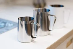 Smart Pour Frothing Pitcher, Coffee Espresso Latte Cappuccino Milk Frother, Stainless Steel, 12 Oz -Kitchen Island Sale 318DfCRMRNL