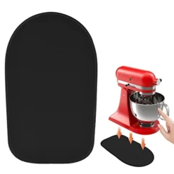 Mixer Sliding Mat For KidchenAid Stand Mixer, Mixer Mover Sliding Mat Pad Appliance Slider, Mixer Glide Mats, Perfect Mixer Accessory For KitchenAid, (Fit For Tilt Head 4.5-5 Quart, Black)
