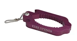 - (Purple) Aluminum Keychain Multi Use Opener - Perfect For Arthritis And Weak Hands - Opens To 2 1/2" Dia.