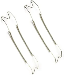 Auniwaig 2Pcs Plate Hangers, 16 Inch Invisible Wall Plate Hangers, W Type Stainless Steel Wire Dish Holders, Decorative Wall Hooks, For Walls Compatible Decorative Plates Golden