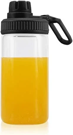 IOCSmart 400ml Sports Travel Bottle With Cup Lid For Portable Personal Blender (White) 8 IOCSmart 400ml Sports Travel Bottle With Cup Lid For Portable Personal Blender (White) -Kitchen Island Sale 31A2pR ExyL. AC