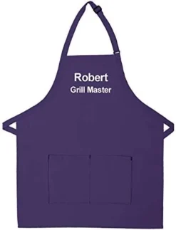 THE APRONPLACE Personalized Apron Embroidered Add Your Own Text, 2 Lines -Kitchen Island Sale 31AAyjyCAaL. AC