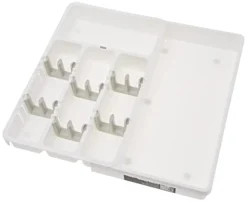 OXO Good Grips Expandable Utensil Organizer, 9.75 Inches, White -Kitchen Island Sale 31ANt4XWx7L