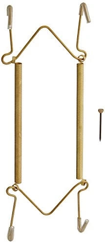 Plate Hanger Brass, FITS 7"-10" PLATES