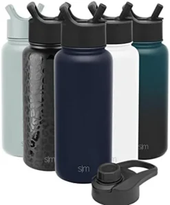 Water Bottle With Straw And Chug Lid Vacuum Insulated Stainless Steel Metal Thermos Bottles | Reusable Leak Proof BPA-Free Flask For Sports Gym | Summit Collection | 32oz, Cream Leopard -Kitchen Island Sale 31BXhN5HziL. AC