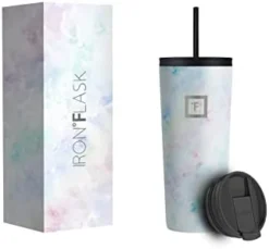 Tumbler With Lid And Straw 2.0-32 Oz, 2 Lids - Airtight Leak-Proof, Durable Stainless Steel Bottle - Double Walled, Hot & Cold Insulated Thermo Tumblers - Coffee & Water Travel Mug -Kitchen Island Sale 31Bb 7c2TL. AC