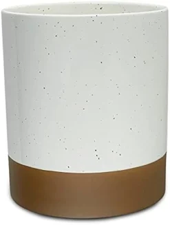 Ora Ceramic Kitchen Utensil Holder - Wooden Spoon & Spatula Crock For Countertop, Modern Farmhouse Home Decor, Extra Large 7.3" Cooking Organizer For Stove Top And Counter - Heavy & Sturdy - Vanilla -Kitchen Island Sale 31BmeLgb2jS. AC