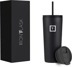 Tumbler With Lid And Straw 2.0-32 Oz, 2 Lids - Airtight Leak-Proof, Durable Stainless Steel Bottle - Double Walled, Hot & Cold Insulated Thermo Tumblers - Coffee & Water Travel Mug -Kitchen Island Sale 31COXh074BL. AC