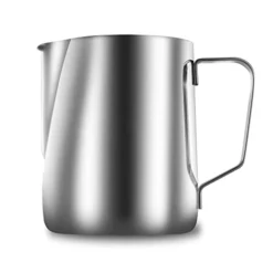 Stainless Steel Milk Frothing Pitcher 20 Oz (600 Ml) Espresso Steaming Coffee Barista Craft Latte Cappuccino Milk Cream Frother Cup Pitcher Milk Jug Coffee Maker Espresso Machines, Polished Finished