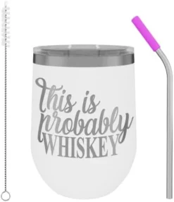 Unny Sayings - This Is Probably Whiskey - 12oz Tumbler With Lid And Straw - 100% Stainless Steel - Insulated Stemless Double Wall Vacuum Tumbler - Mom Dad Wife - Best Gift For Mens Woman Red 29 Unny Sayings - This Is Probably Whiskey - 12oz Tumbler With Lid And Straw - 100% Stainless Steel - Insulated Stemless Double Wall Vacuum Tumbler - Mom Dad Wife - Best Gift For Mens Woman Red -Kitchen Island Sale 31D7a9996L. AC