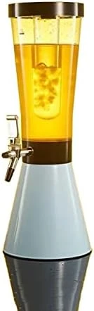 Beer Tower Dispenser 3 Liter Beer Tower Dispenser With Faucet Commercial Beer Keg Beverage Keg Root Beer Dispenser With Removable Icicle Party Drink Dispenser (Color : B) 8 Beer Tower Dispenser 3 Liter Beer Tower Dispenser With Faucet Commercial Beer Keg Beverage Keg Root Beer Dispenser With Removable Icicle Party Drink Dispenser (Color : B) - Image 8