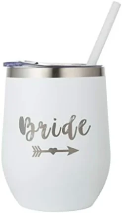 Mother Of The Bride Tumbler Stainless Steel 12oz Wine Tumbler With Lid And Straw! Great Mother Of The Bride Cup And Mother Cup -Kitchen Island Sale 31E6JoHb5oL. AC