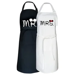 VMNlooking Kitchen Apron Gifts Set Couples Gifts For Engagements Who Have Everything Weddings