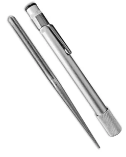 Serrated Knife Sharpener With Retractable Diamond Sharpening Rod. Repairs, Restores, Polishes Serrated Or Straight Blade. Pocket Knife Sharpener