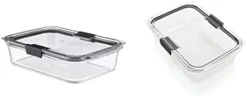 Rubbermaid Brilliance Glass Storage 3.2-Cup Food Containers With Lids, BPA Free And Leak Proof, Medium, Clear, Pack Of 4 18 Rubbermaid Brilliance Glass Storage 3.2-Cup Food Containers With Lids, BPA Free And Leak Proof, Medium, Clear, Pack Of 4 -Kitchen Island Sale 31F6zOm4mjL. AC