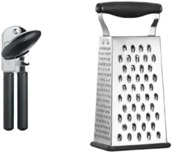 OXO Good Grips Soft-Handled Manual Can Opener & Good Grips Swivel Peeler, Black -Kitchen Island Sale 31FCAz3y4L. AC