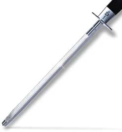 Kitchen Knife Sharpener - USER FRIENDLY - 8 Inch Steel Honing Rod For Sharpening Your Chef's Knife, Carving Knife, Chopping Knives, And More! - Easily Hone & Recover Your Sharp Edge Today!